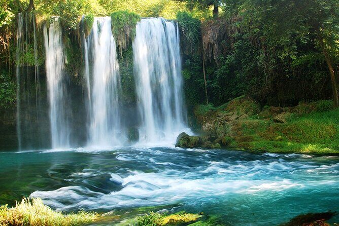 3 Different Natural Wonders Waterfall Tours in ANTALYA - Stop 2: Kurşunlu Falls in pine forest, plus lunch and caves