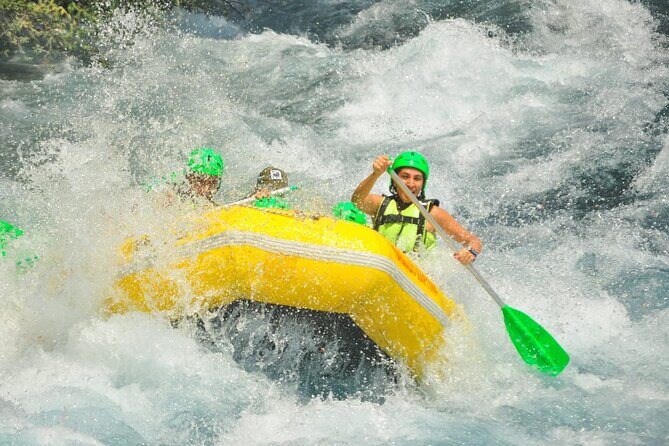 3 in 1 Whitewater Rafting, Buggy/Quad Ride and Zipline with Lunch - Lunch by the River: Included, but Quality Can Vary