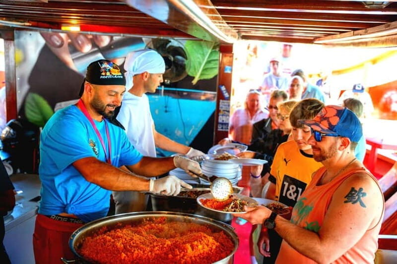 Alanya: Biggest Pirate Boat Tour with Soft Drinks and Lunch - Cruising the Mediterranean: sightseeing views and another long swim window