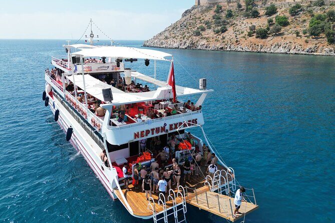 Alanya Boat Trip w/Unlimited Drinks & Lunch (Free Hotel Transfer) - What you get on board: A/C, soft drinks, and the real drink picture