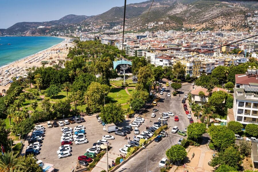 Alanya: Captivating Views & Cultural Gems Tour w/ Cable Car - The viewing terrace and the I LOVE ALANYA sign photo stop