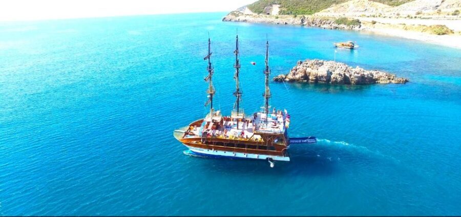 Alanya: Catamaran Boat Trip with Sunbathing and Swimming - Viewing the Pirate, Lovers, Phosphorus, and Devil’s Caves (Without Going In)