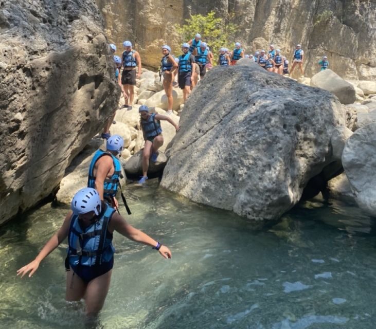 Alanya/City of Side: Canyoning, Rafting and Ziplining Tour - Weather and water temperature: cold water is part of the package