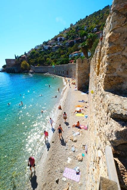 Alanya: City Tour with Cable Car and Damlatas Cave 3 in 1 - The I LOVE ALANYA sign stop: where sunset photos get easier