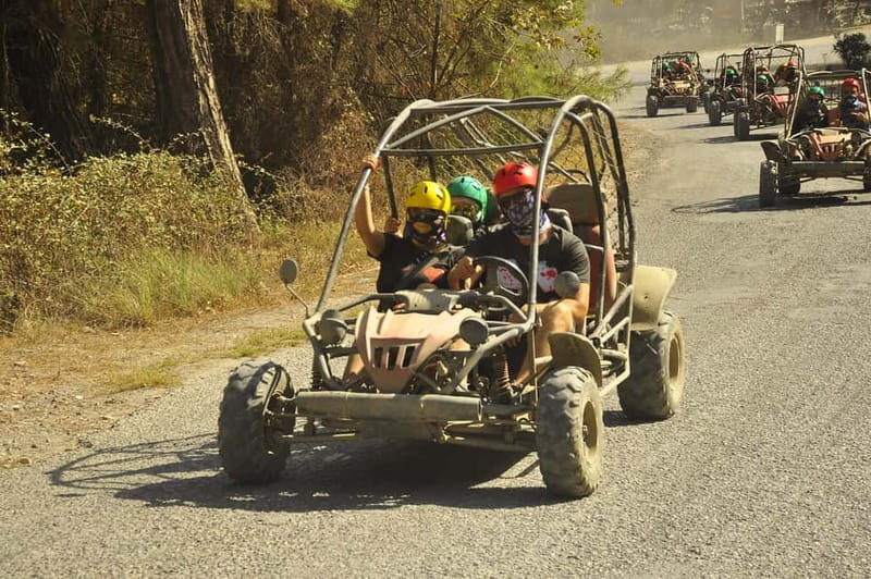 Alanya Family Buggy Off-Road Fun for All! - Safety gear, practice driving, and the group rule that matters