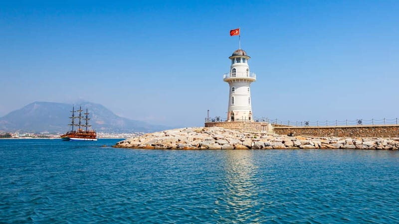 Alanya: Family-Friendly Catamaran Cruise with Castle Views - Pirates, Lovers, and Phosphorus caves: sightseeing with a view, not a hike