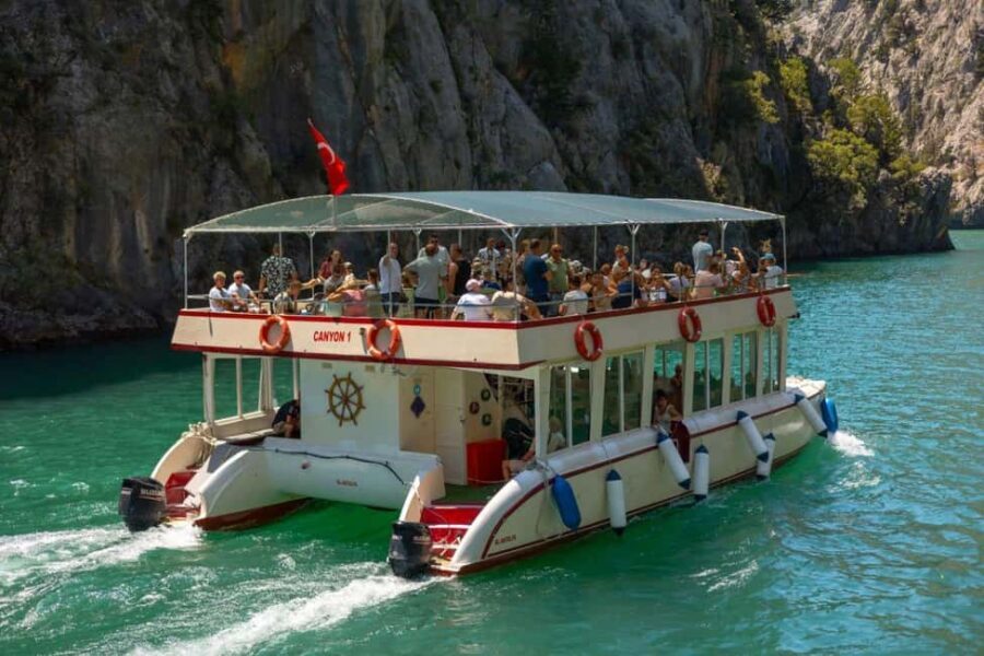 Alanya: Green Canyon Boat Tour with Lunch & Soft Drinks - Key highlights to know before you go