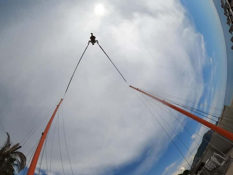 Alanya: Human Slingshot (Reverse Bungee, Catapult Bungee) - What 100 km/h feels like on a reverse bungee catapult