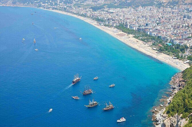 Alanya: Luxury Pirate Boat Tour with Foam Party - Pirates, Lovers, and Phosphorus caves: how the stops work