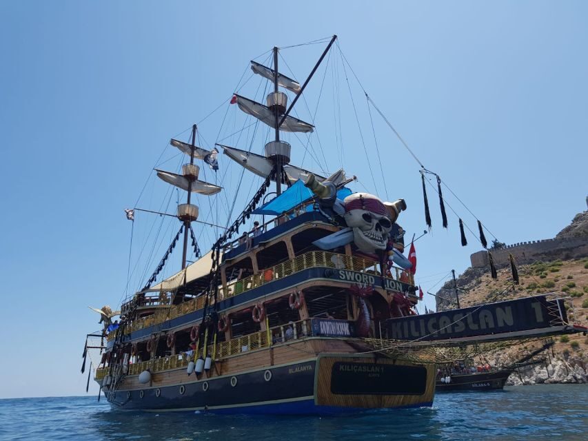 Alanya: Pirate Boat Tour w/ BBQ & Foam Party - Alanya from the water: a pirate-boat day that actually has variety