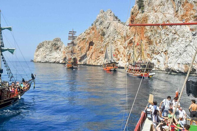 Alanya Pirate Boat Tour with Lunch, Soft Drinks & Transfer - Setting Off From Alanya Marina: What the Morning Looks Like