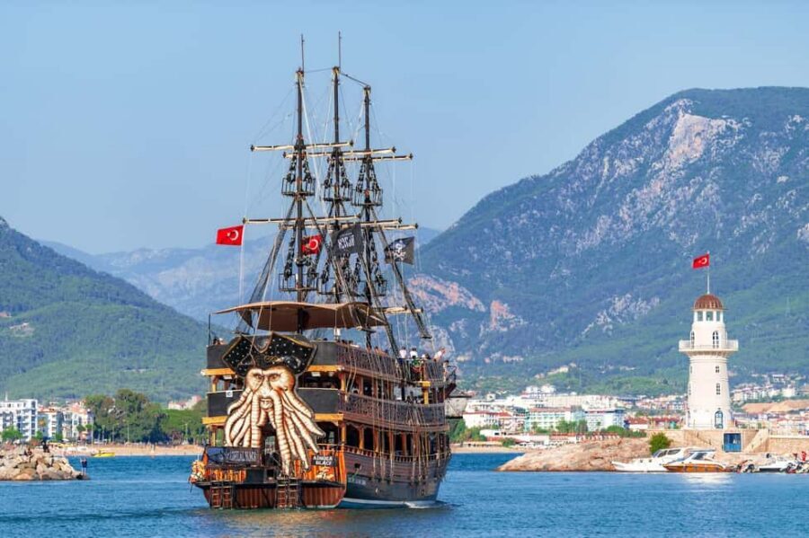 Alanya: Pirate Boat Trip with Lunch and Drinks - Phosphorus Cave and Aşıklar (Lovers) Cave: Photo Stops With Actual Swim Time
