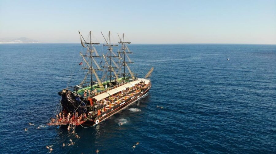 Alanya: Pirate Boat Trip with Optional Pick Up and Lunch - Lunch on Deck: Mediterranean Food Without the Restaurant Detour