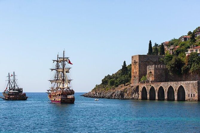Alanya Pirate Boat Trip With Unlimited Drinks & Lunch - The Alanya Shipyard: Vaulted Arches and Sea-Breeze Architecture