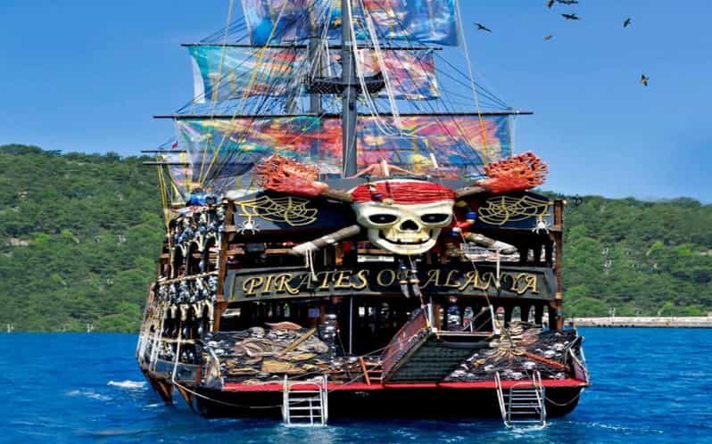 Alanya: Pirates of Alanya Boat Tour with Lunch and Drinks - Lunch and Drinks: Included Buffet Fuel (Then Extras)