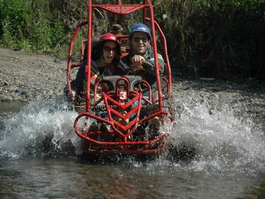 Alanya: River Rafting, Buggy Safari, and Ziplining Adventure - Ziplining over the river: fast, but don’t expect a long flight