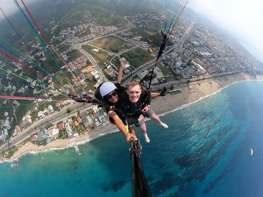 Alanya: Tandem Paragliding Flight to Cleopatra Beach - Photos and video: plan for cash and decide your package before you regret it