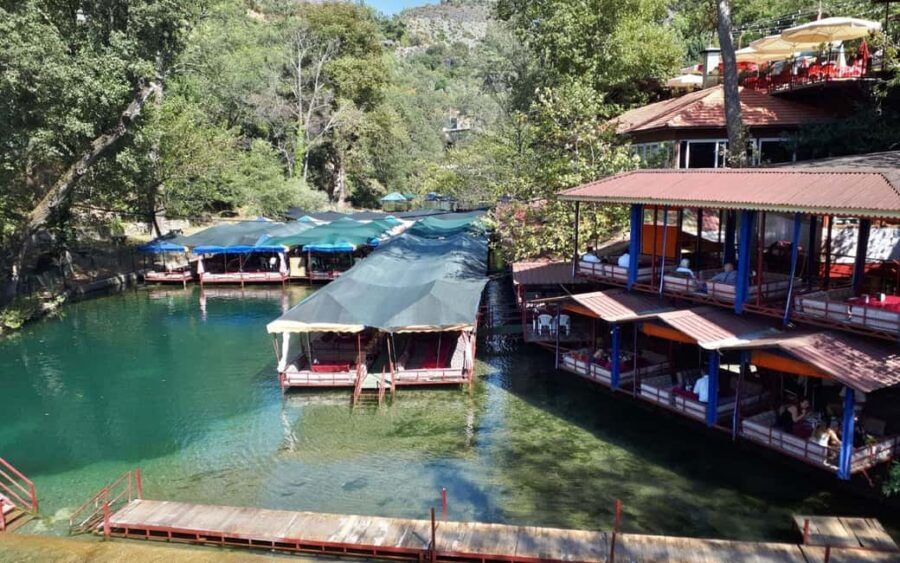 Alanya:4x4 Jeep Safari and Cave Tour With Lunch At Dim River - Dim River swim and lunch: grilled fish or chicken by the water