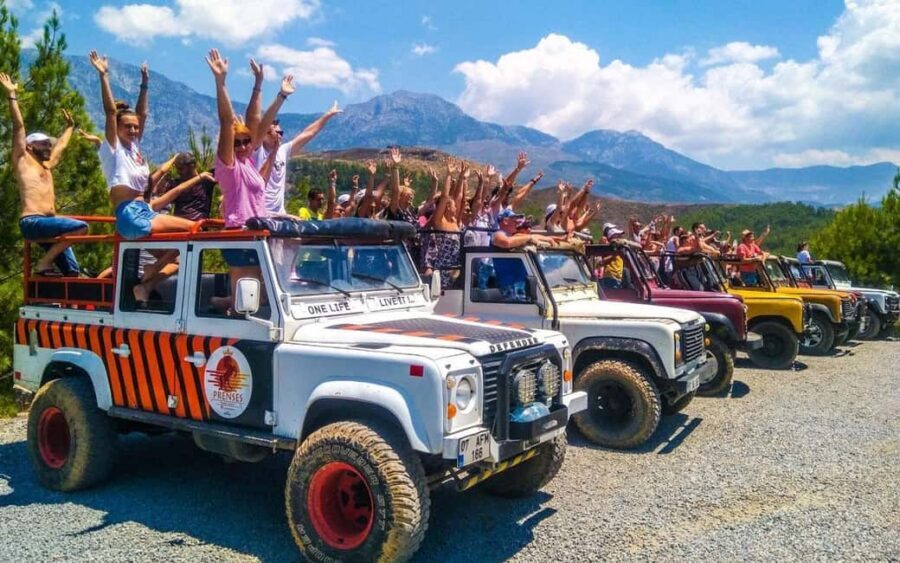 Alanya:4x4 Jeep Safari and Cave Tour With Lunch At Dim River - Pickup and timing in Alanya: the 5-minute rule
