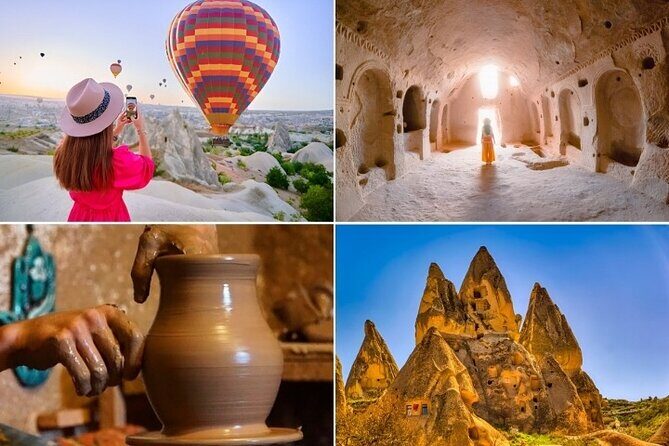 Antalya : 2 Days Cappadocia Tour w/ Option Cave Hotel Ballon Ride - Key highlights at a glance