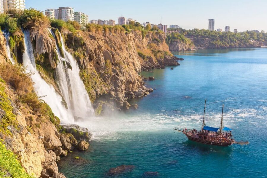 Antalya: Beach & Waterfalls Boat Trip w/ Lunch & Soft Drinks - Karpuzkaldiran and the cave route: closer than you expect