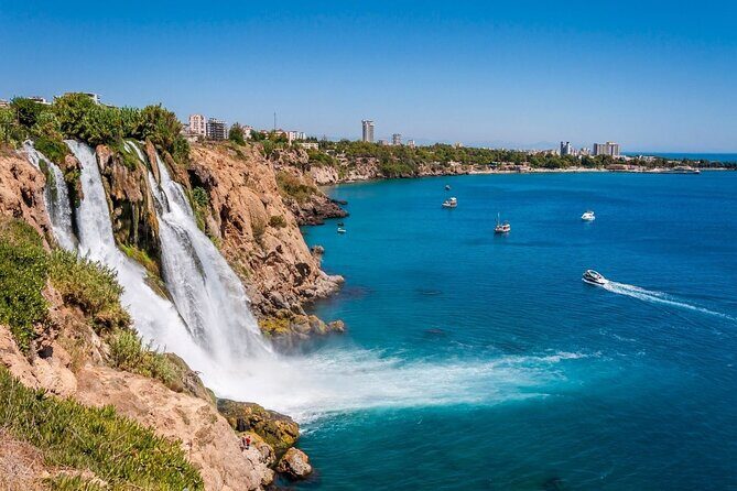 Antalya /Belek : Guided City Tour w/Cable Car & Waterfalls & Boat - The Düden Waterfalls: Two Stops, Two Vibes