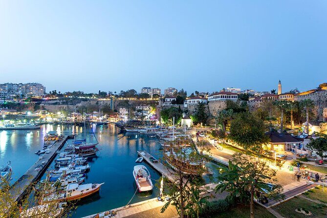 Antalya City Tour Duden Waterfalls, Old City & Boat Ride - Upper Düden Falls: Caves, an Antique Mill Feel, and Underground Streams