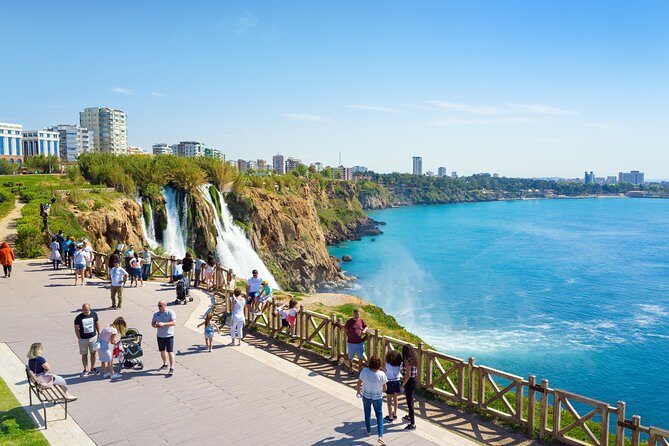 Antalya: City Tour with Boat Trip, Old Town & Waterfalls - Getting picked up: hotel security gates, timing, and comfort on the road