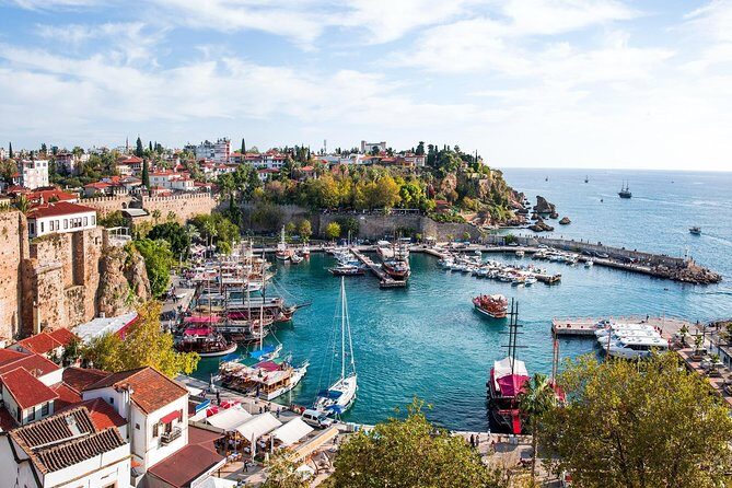 Antalya: City Tour with Boat Trip, Old Town & Waterfalls - The Mediterranean boat cruise: your chance to see the falls differently