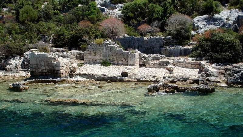 Antalya: Demre, Myra & Kekova Sunken City Boat Trip w/ Lunch - Myra: amphitheater views and the Lycian necropolis tombs