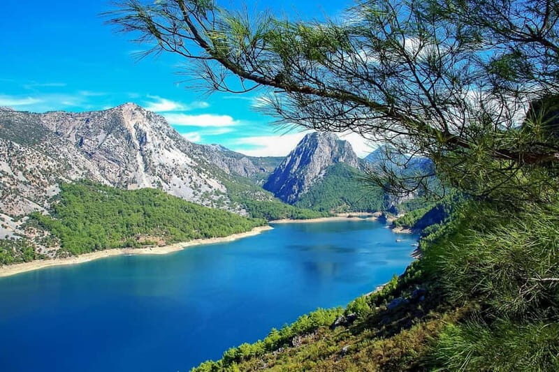 Antalya: Green Canyon Boat Trip w/Lunch near Green Lake - Lunch with lake views: what you get and how it plays out