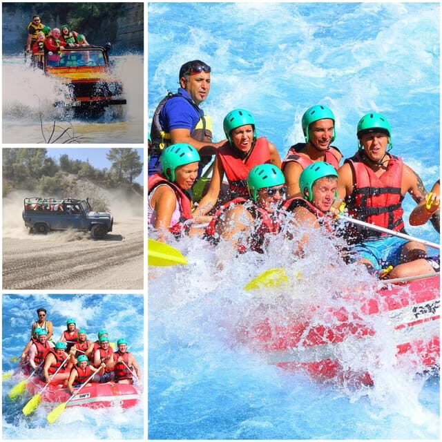 Antalya: Jeep Safari,Rafting,Canyon Visit with Lunch - Jeep safari through rugged terrain: views, stops, and photo moments