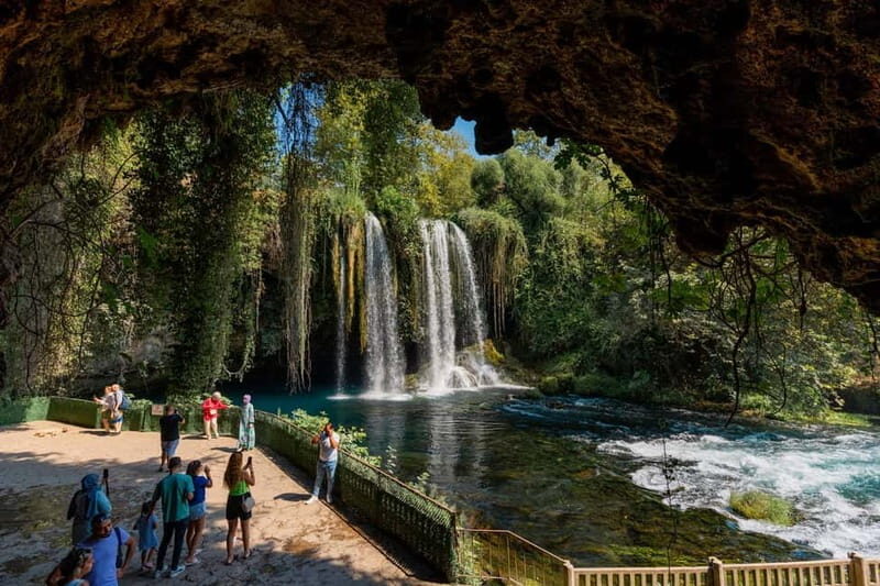 Antalya/Kemer: City Tour w/Olympos Cable Car, Boat & Lunch - Lower Düden and the Lara district: the “40-meter drop” payoff