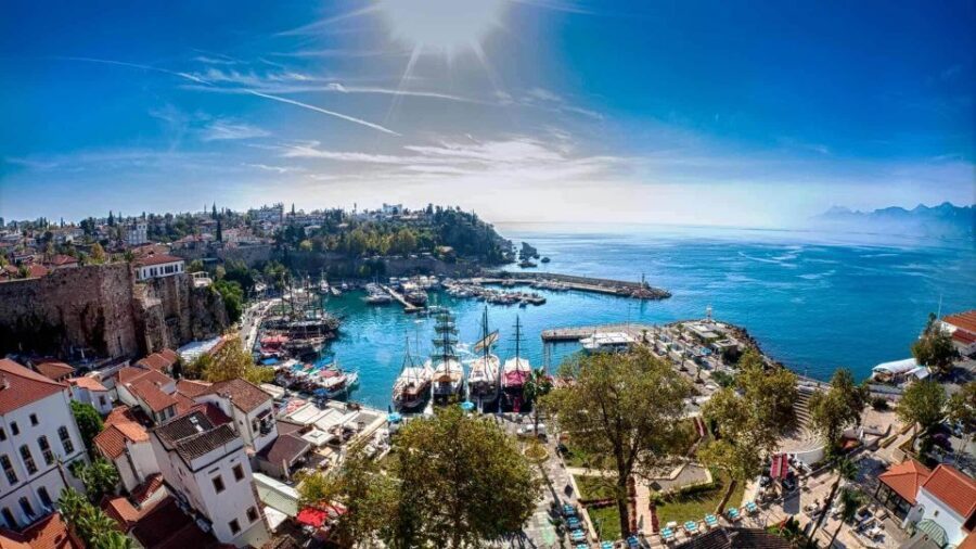 Antalya/Kemer: Old City, Waterfalls, Olympos Cable Car, Boat - Kaleiçi Old Town: Hadrianus Gate, Fluted Minaret, and That Medieval Clock Tower
