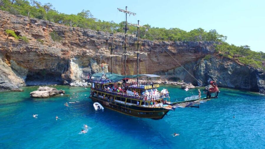 Antalya & Kemer: Pirate Boat Tour With Foam Party & Swimming - Phaselis ancient city: ruins, harbors, and how to pace it