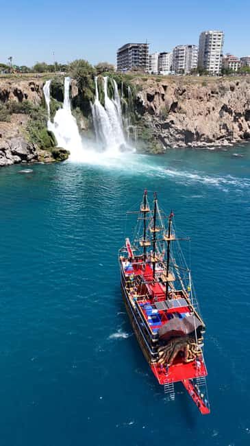 Antalya: Lara Pirate Boat Trip with Lunch and Pickup - The three stops: swim time plus Phaselis ruins