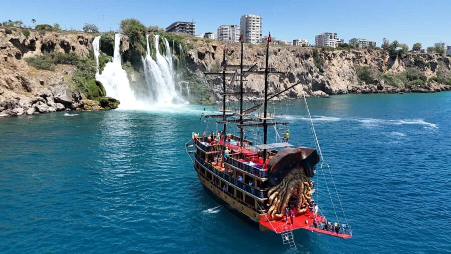 Antalya: Lara Pirate Boat Trip with Lunch and Pickup - The foam party and DJ music: fun for grown-ups and kids
