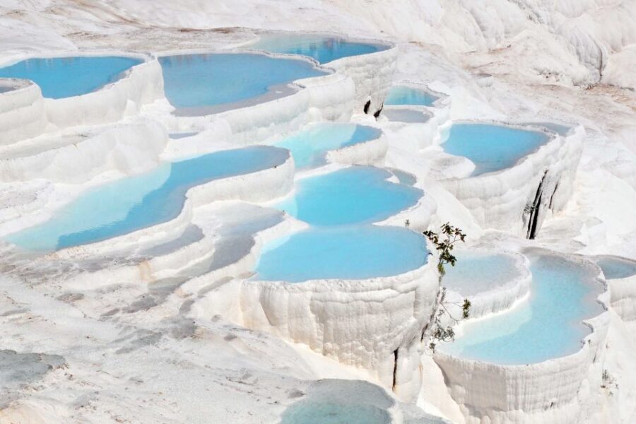 Antalya: Pamukkale Hot Springs & Hierapolis Small Group Tour - Pamukkale Hot Springs and the cotton-castle terraces