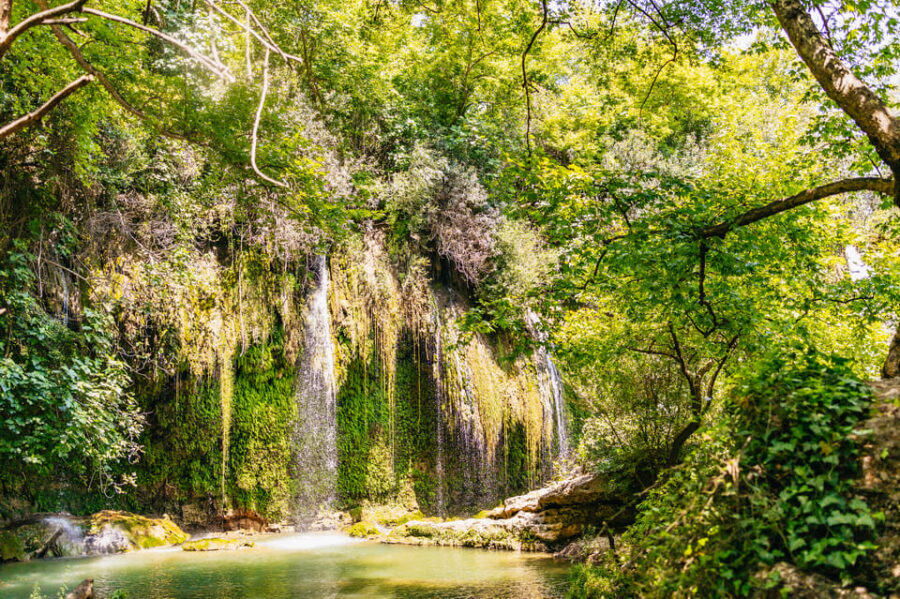 Antalya: Perge, Aspendos, City of Side, and Waterfalls Tour - Manavgat Waterfalls Natural Park: pine air and a quick cooling moment