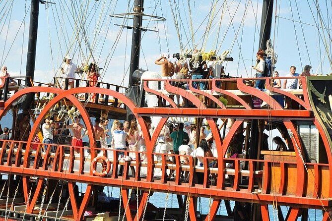 Antalya Pirate Boat from Kemer - The route overview: bays, swim breaks, and one real land moment