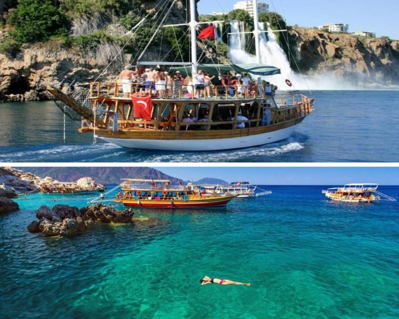 Antalya: Relax Boat Trip with Lunch to the Duden Waterfall - Who should book this Lower Düden boat trip?