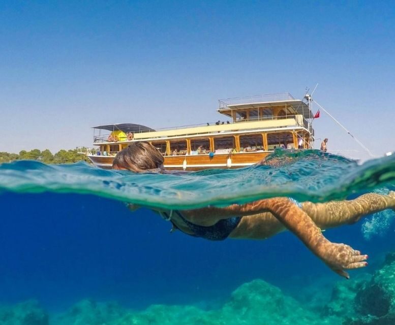 Antalya: Relax Boat Trip with Lunch to the Duden Waterfall - Stop one: Lower Düden swim + photo break with real waterfall views