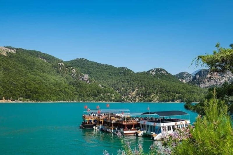 Antalya/Side: Green Canyon Day Trip with Boat Tour and Lunch - Lakeside lunch stop: included Turkish favorites and the stair reality