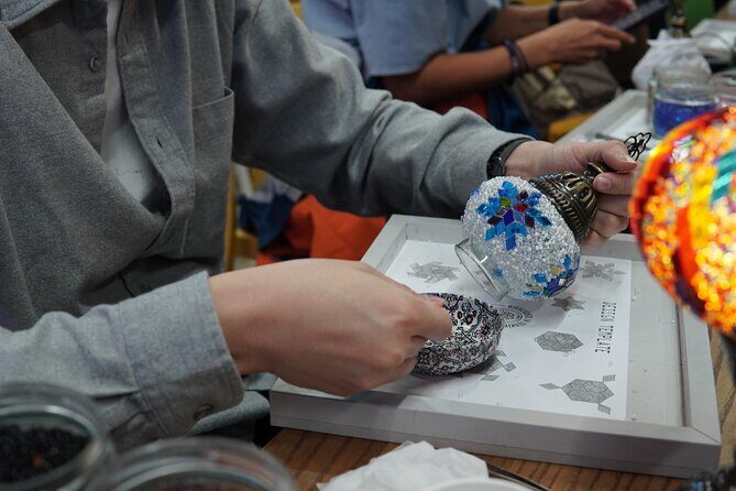 Antalya: Turkish Mosaic Lamp Workshop in Old Town – All Included - Antalya Mosaic Lamp Workshop: what you’re actually doing