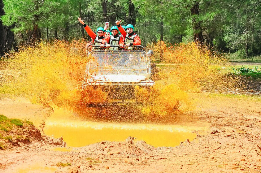 Antalya: Ziplining, Rafting, Jeep Tour & Quad Safari w/Lunch - Lunch by the River: Included, Filling, and Very Welcome