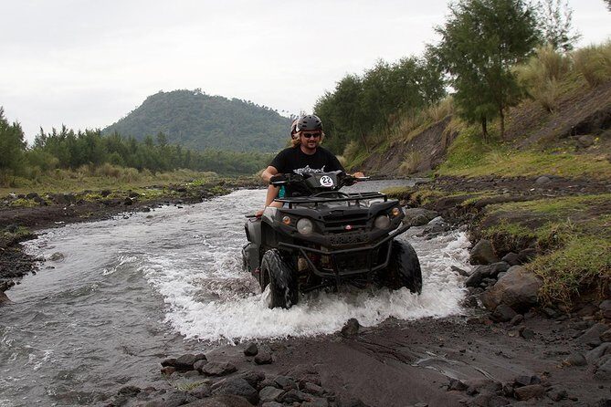 ATV Adventure Antalya with Hotel Pick-Up - Stop 2: Topallı Köyü Yolu forest trails, streams, and photos