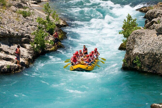 Canyoning and Rafting Adventure incl. Lunch from Alanya - Rafting on the Köprüçay River: rapids and team rhythm