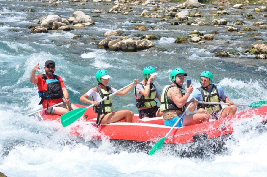 City of Side/Alanya: Koprulu Canyon Rafting Tour with Lunch - Lunch by the river: the included meal and how the day ends