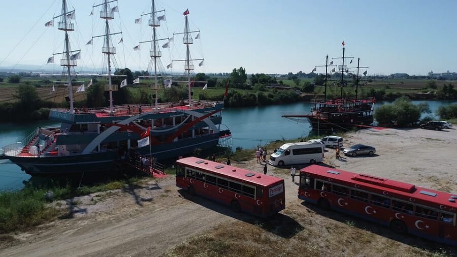 City of Side: Boat Tour on the Manavgat River w/ Bazaar Trip - The Great Mosque stop and what the market block really feels like