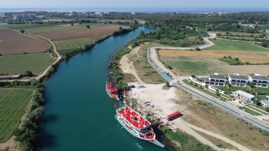 City of Side: Boat Tour on the Manavgat River w/ Bazaar Trip - If the boat ride has a party mood, that’s part of the deal